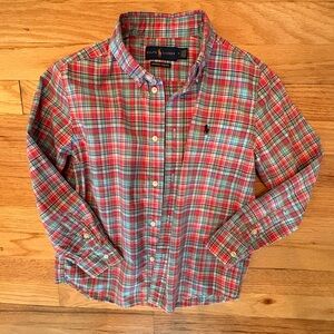 Ralph Lauren Kids Multicolor Plaid Button-Down Shirt